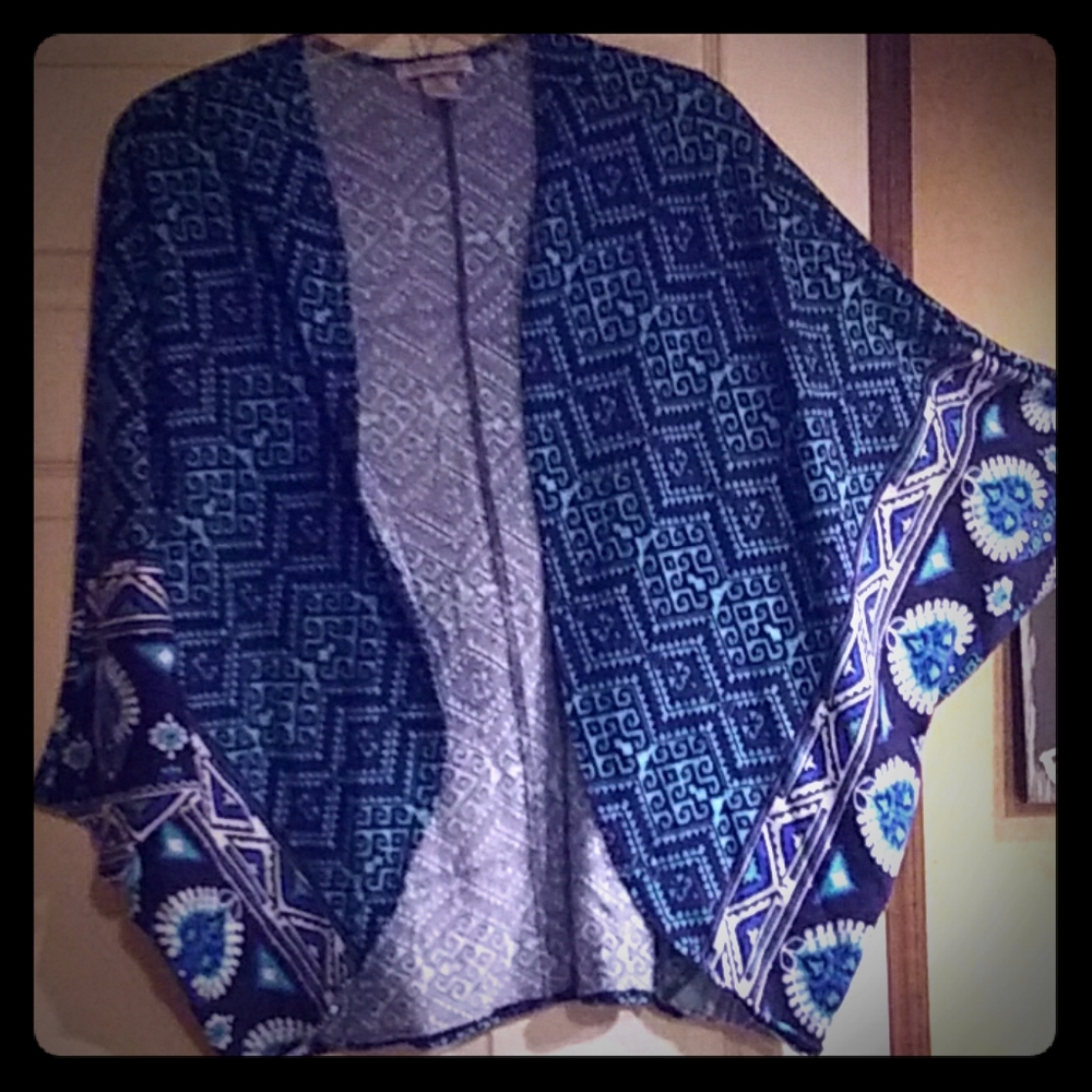 Forever Reign knit bat wing kimono